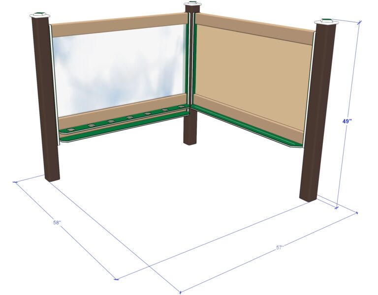 4′ Wide Paint & Magnetic Chalkboard / Dry Erase Combo - Image 5
