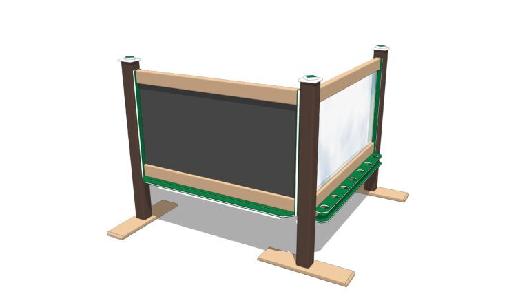 4′ Wide Paint & Magnetic Chalkboard / Dry Erase Combo - Image 2