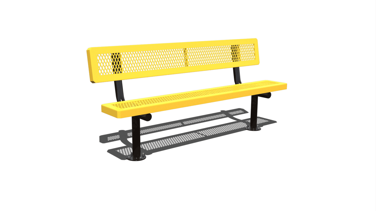 Regal Standard Bench with Back Surface Mount