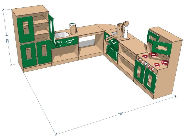 Mud Kitchen Sink & Rack - Image 2