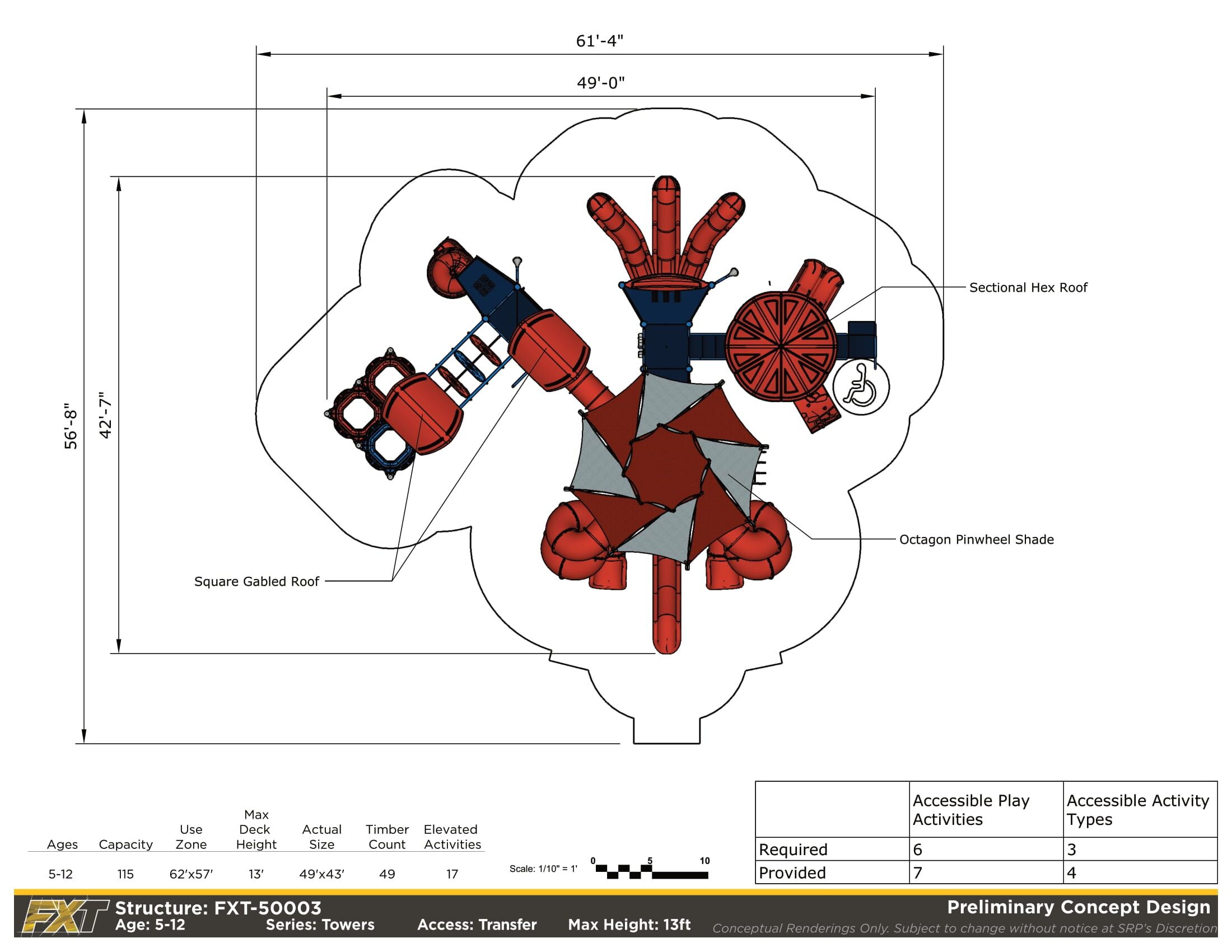FXT-50003 13ft Octo Tower - Image 6