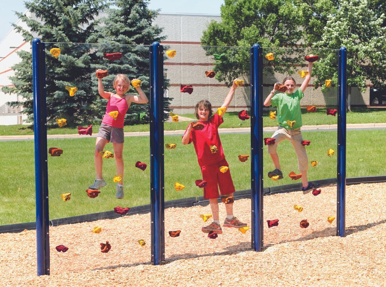 Clear Climbing Playground Wall™