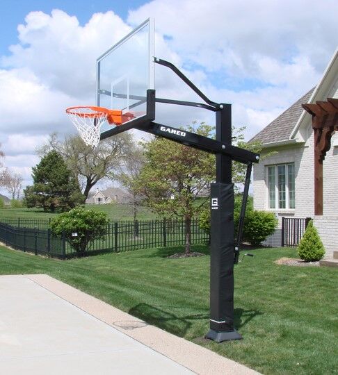 Pro Jam Adjustable Basketball Hoop with Glass Board - Image 3