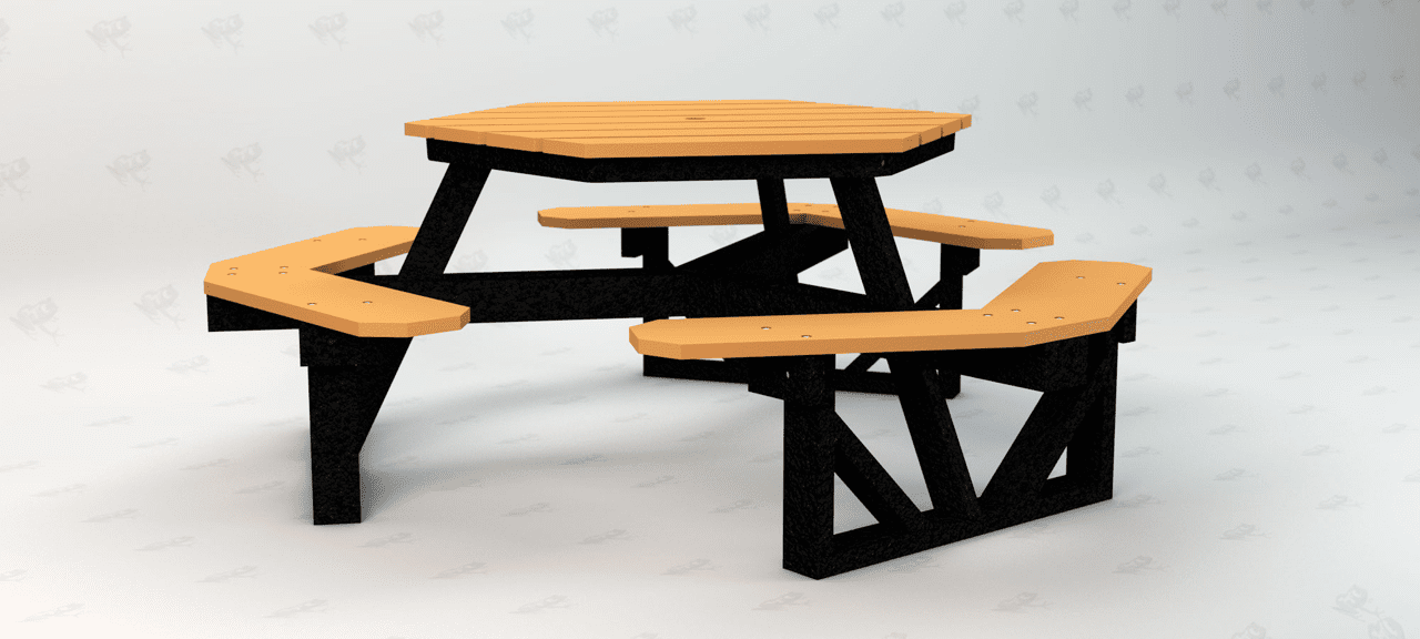 Hex Picnic Table - Image 2