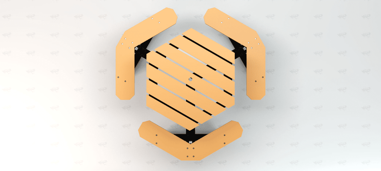 Hex Picnic Table - Image 5