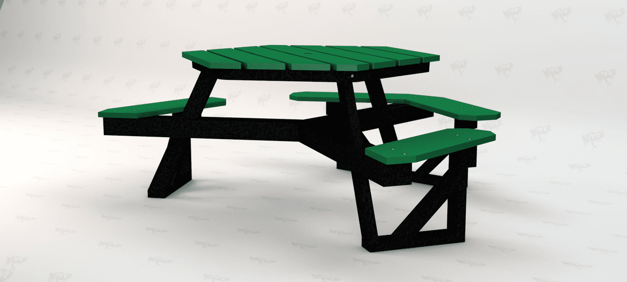 Hex Picnic Table - Image 6