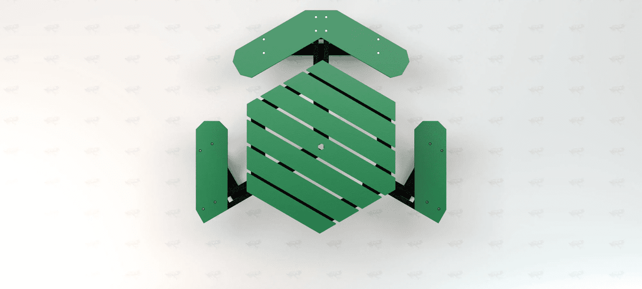 Hex Picnic Table - Image 7
