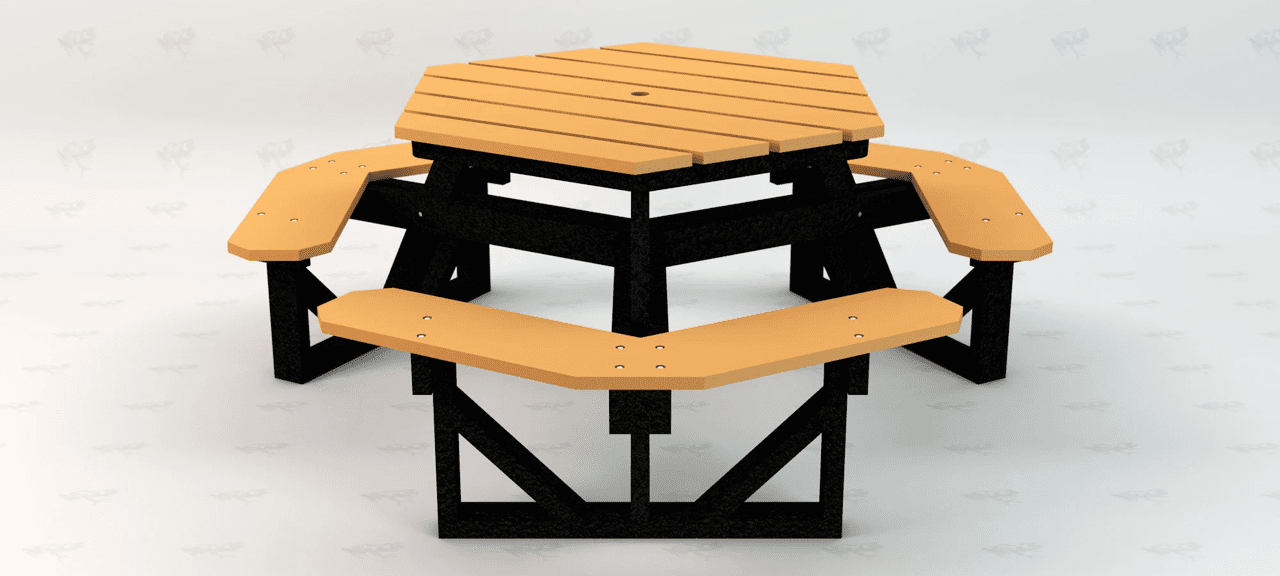 Hex Picnic Table - Image 3