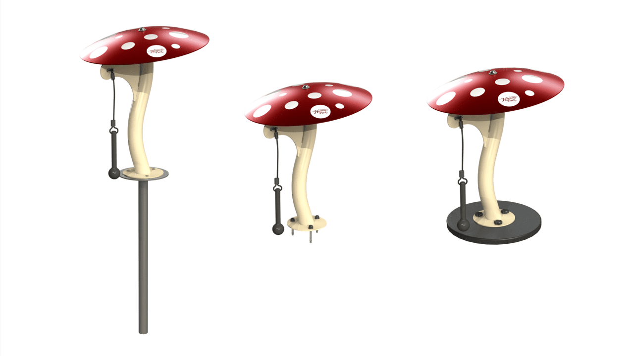 Medium Red Mushroom - Image 2