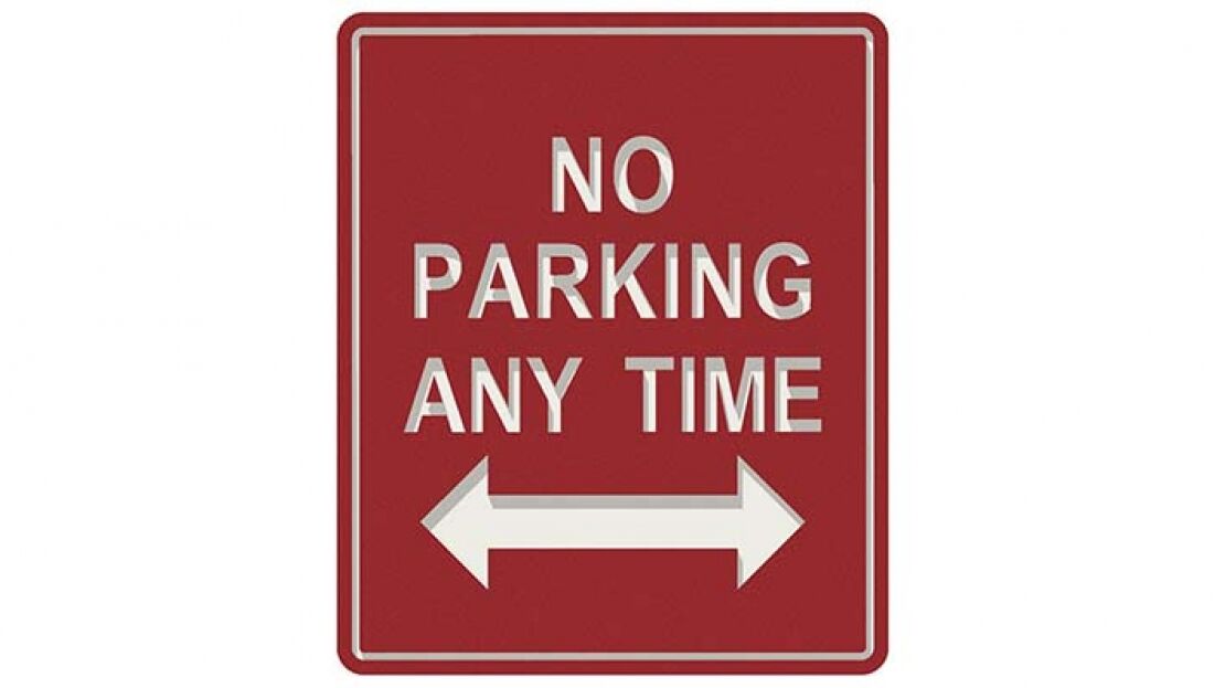 No Parking Sign TFR12151XX