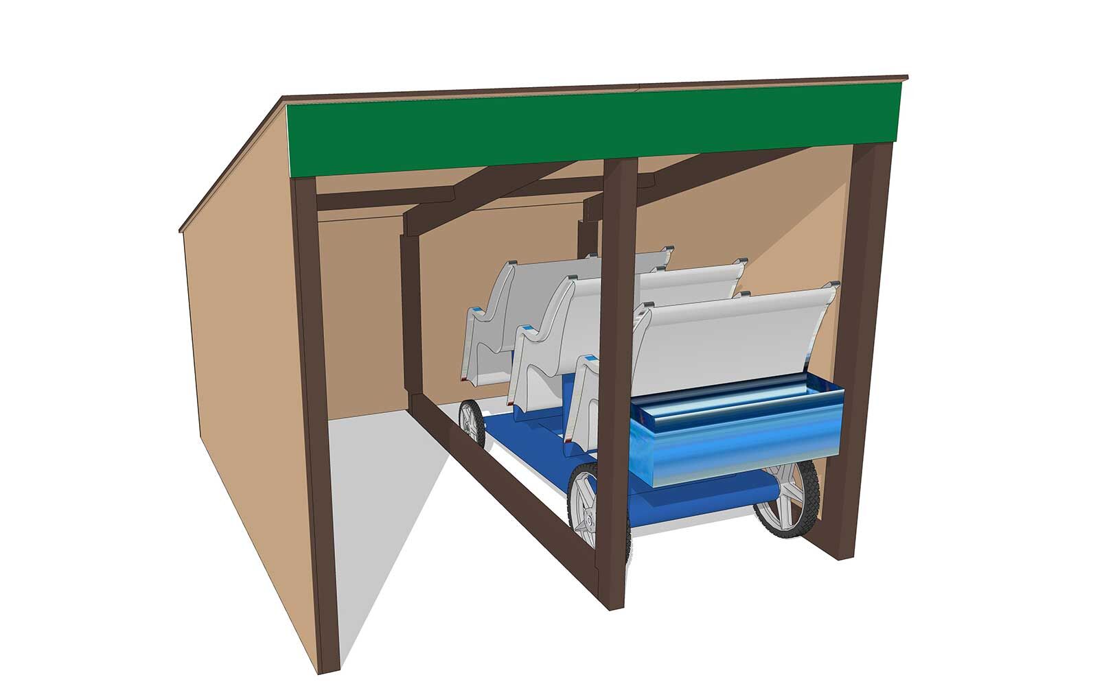 Pram Storage Shed - Image 3