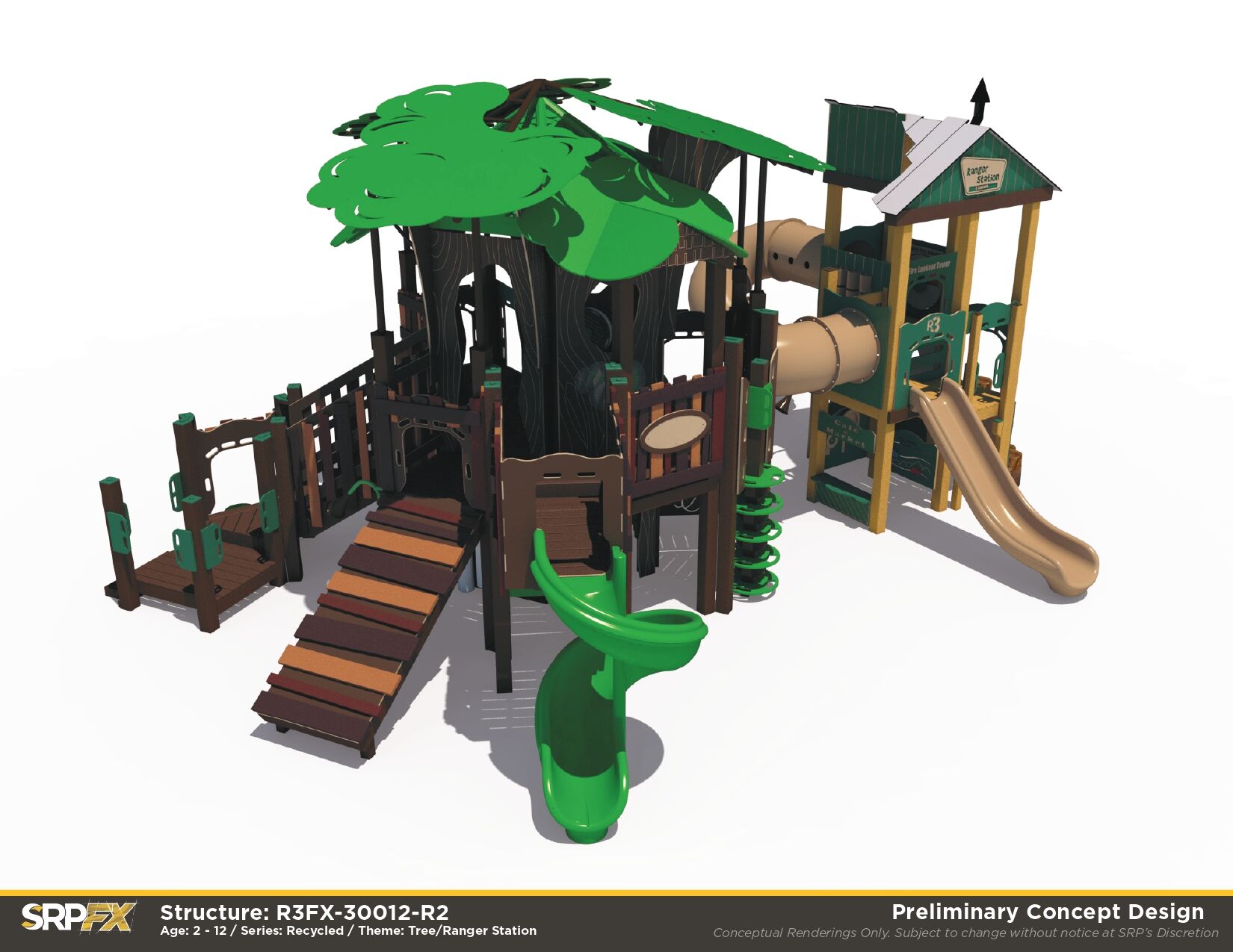 Treehouse with Ranger Station R3FX-30012-R2 - Image 2