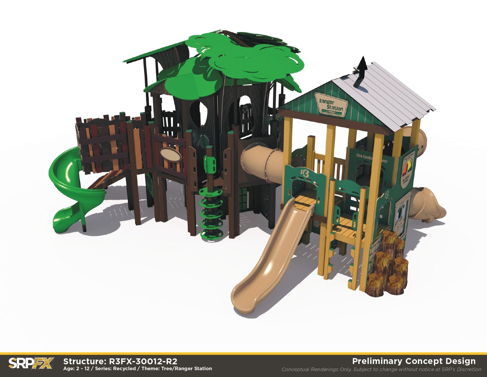 Treehouse with Ranger Station R3FX-30012-R2 - Image 3