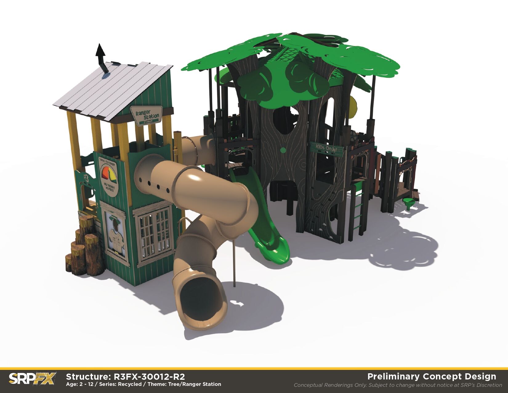 Treehouse with Ranger Station R3FX-30012-R2 - Image 4