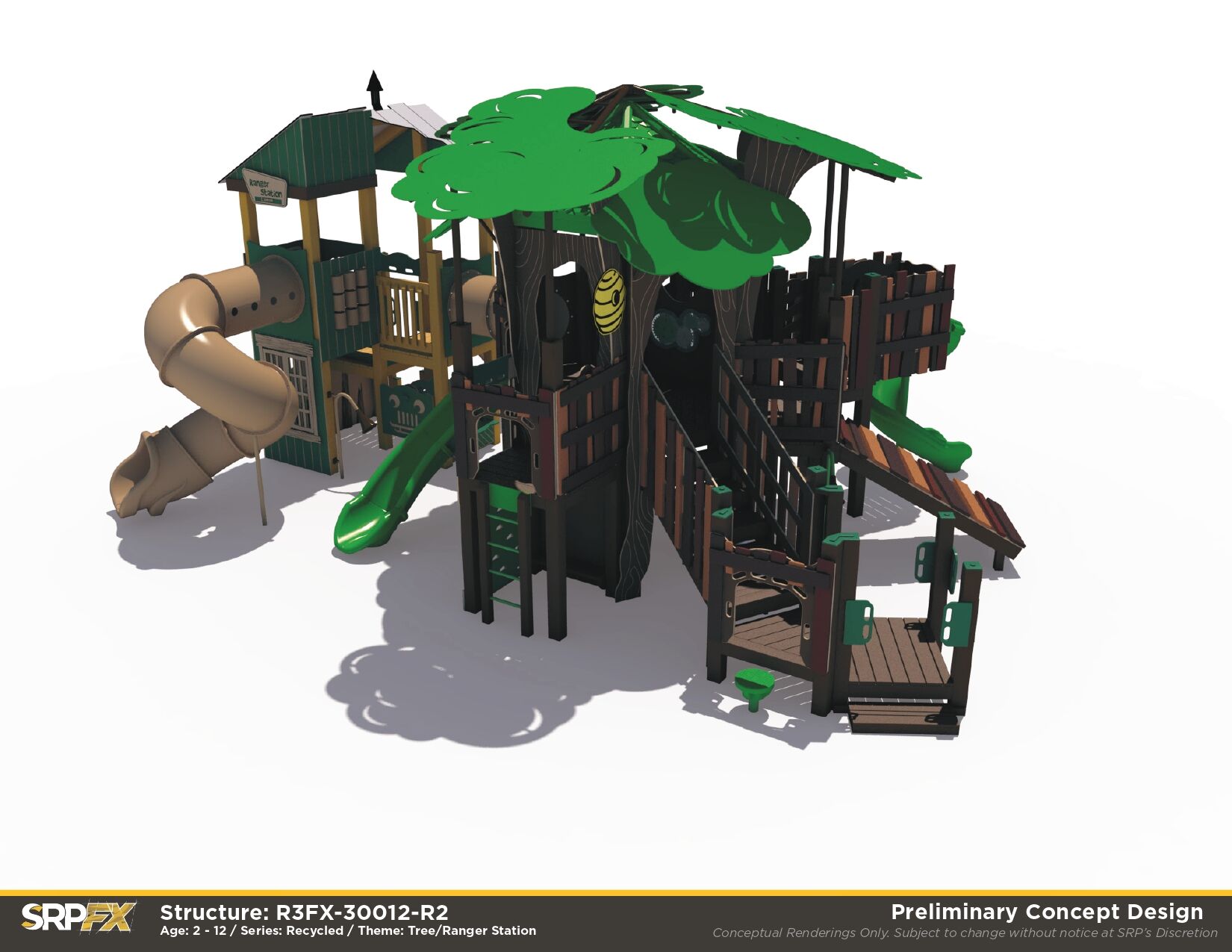 Treehouse with Ranger Station R3FX-30012-R2 - Image 5