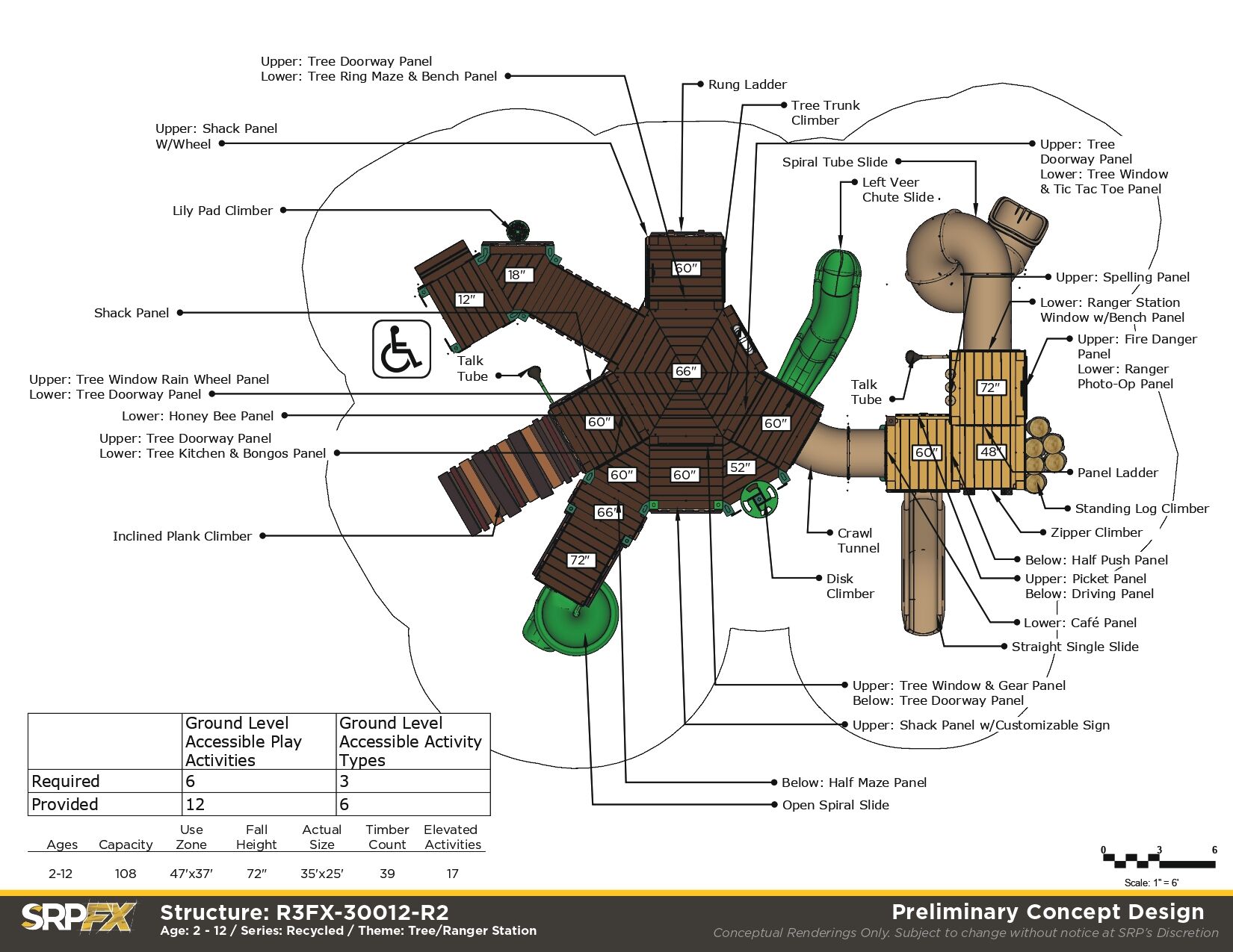 Treehouse with Ranger Station R3FX-30012-R2 - Image 6