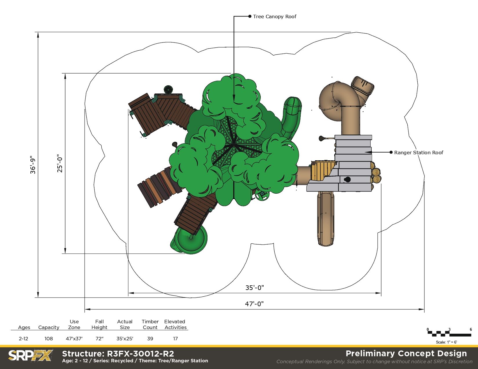 Treehouse with Ranger Station R3FX-30012-R2 - Image 7
