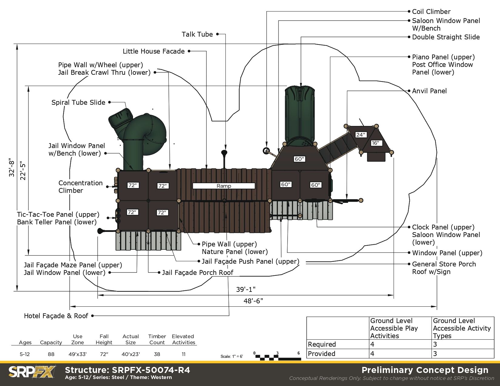 Western Town Playground FX5-WST-512-0074 - Image 5