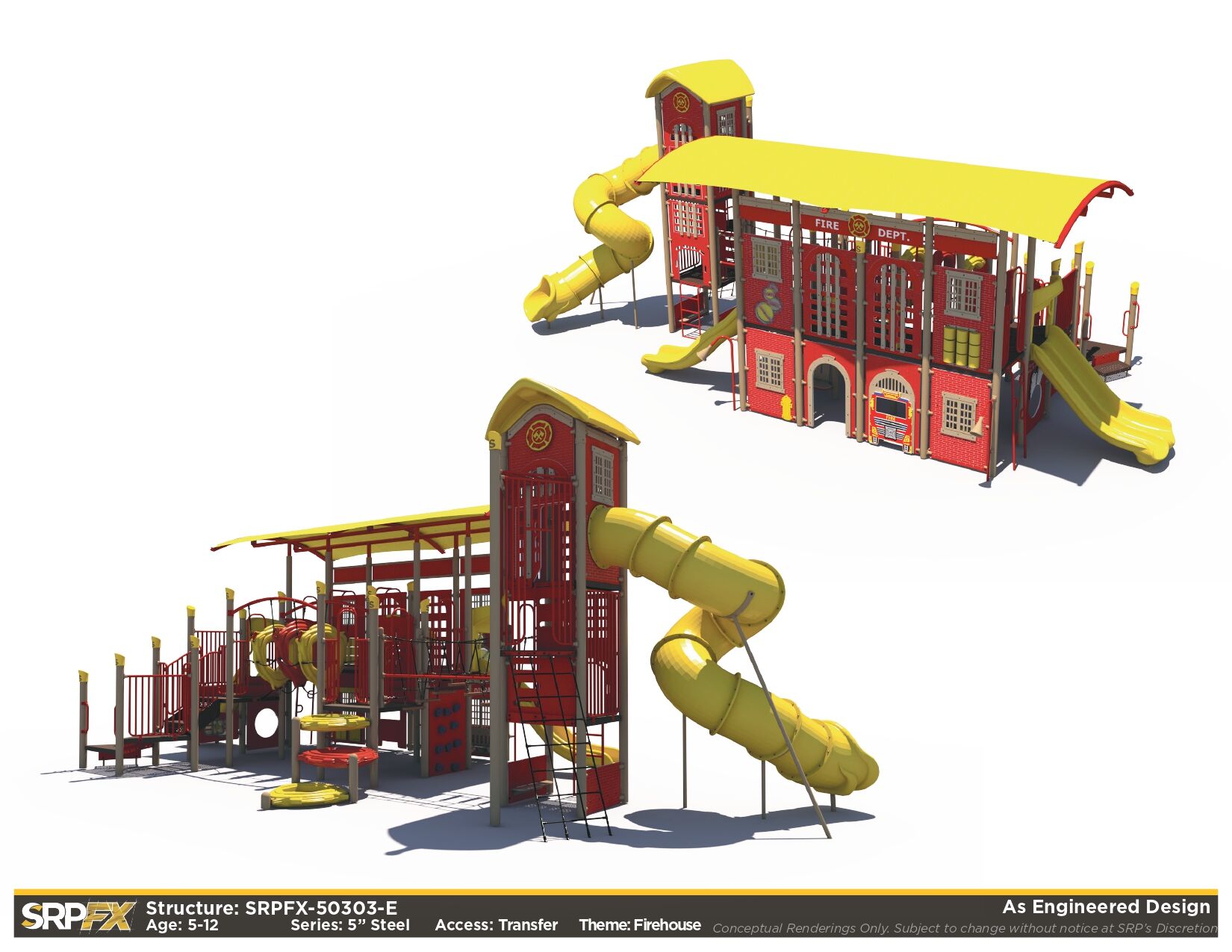 Firehouse with Tower FXT-EFR-512-0074 - Image 2