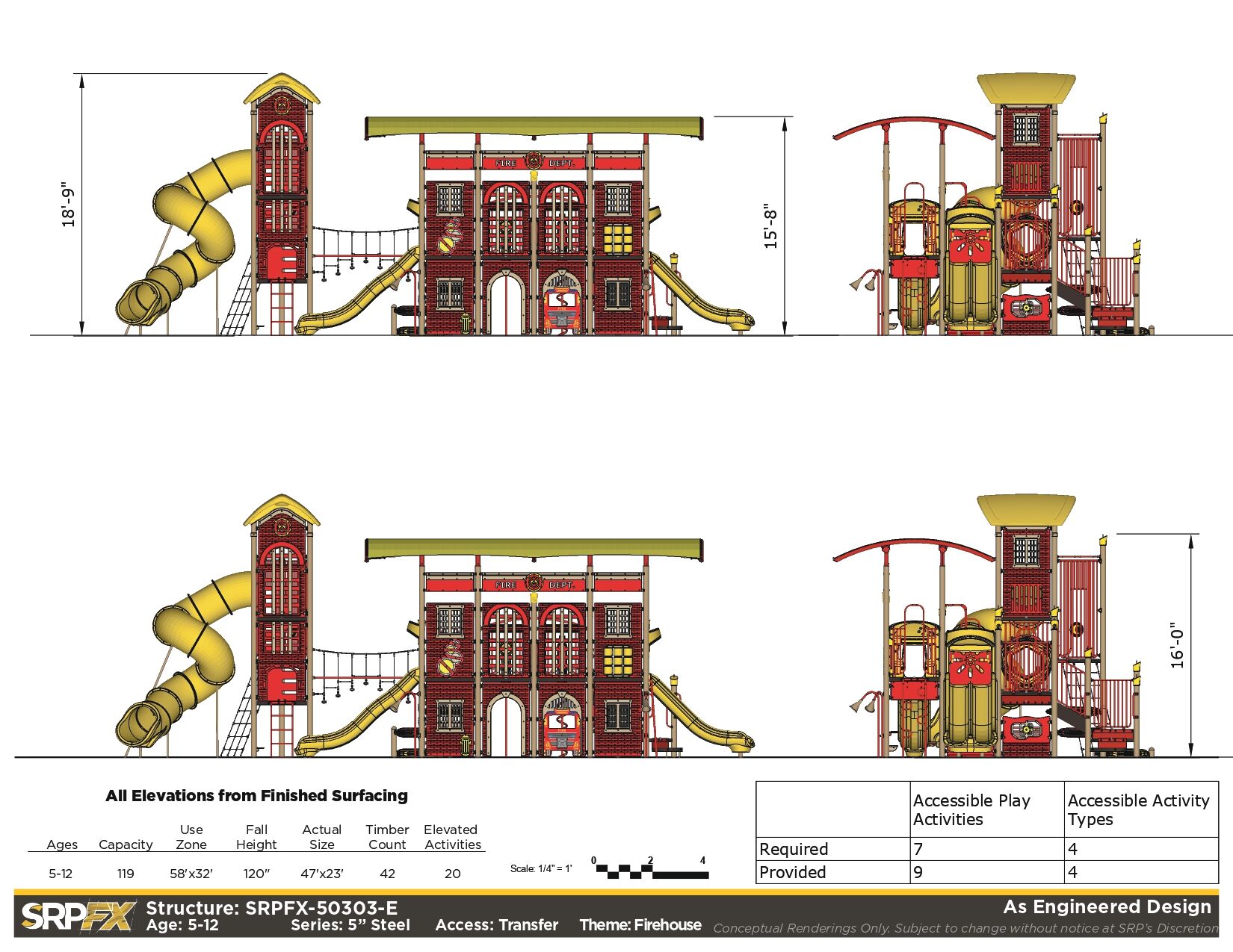 Firehouse with Tower FXT-EFR-512-0074 - Image 8