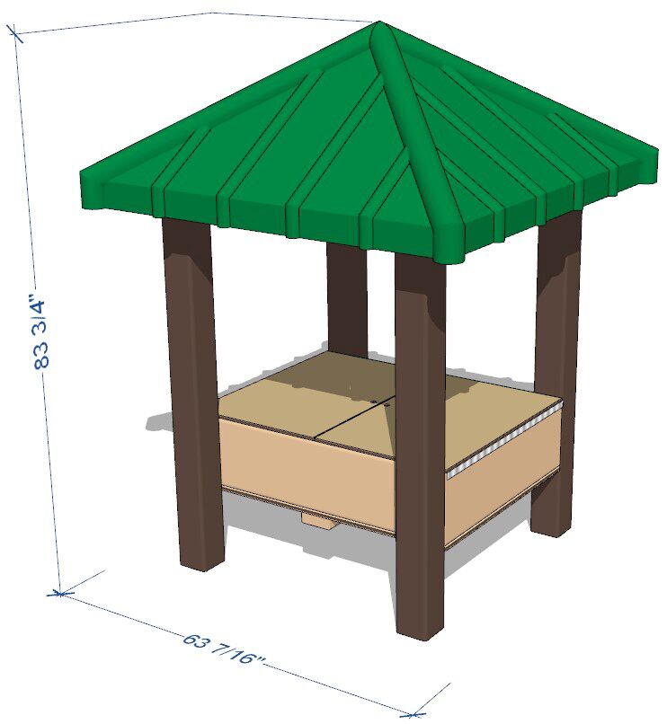 Sand Hut with Casa Grande Roof - Image 3