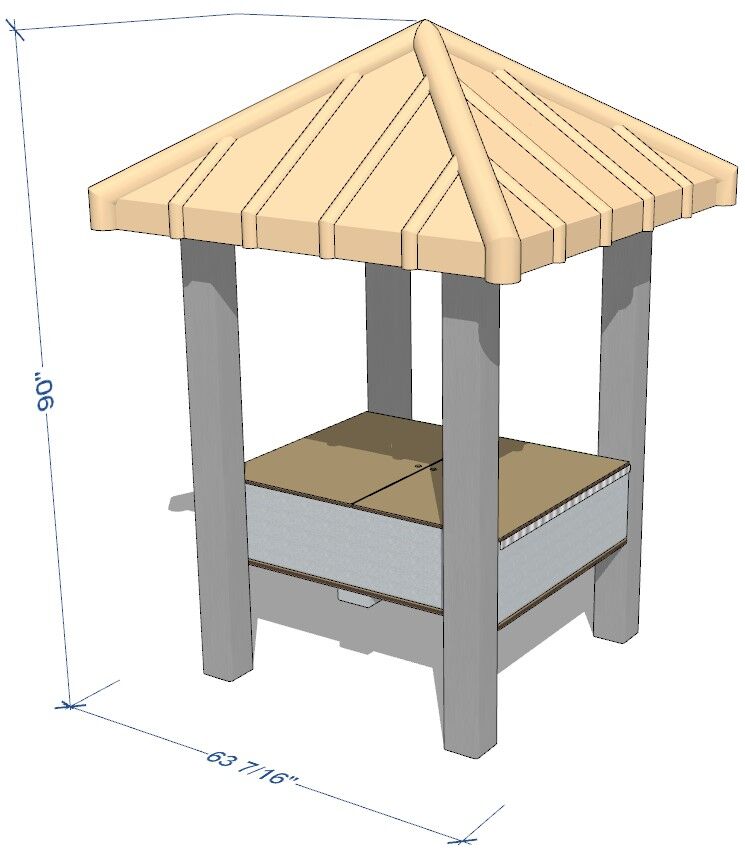 Sand Hut with Casa Grande Roof - Image 4