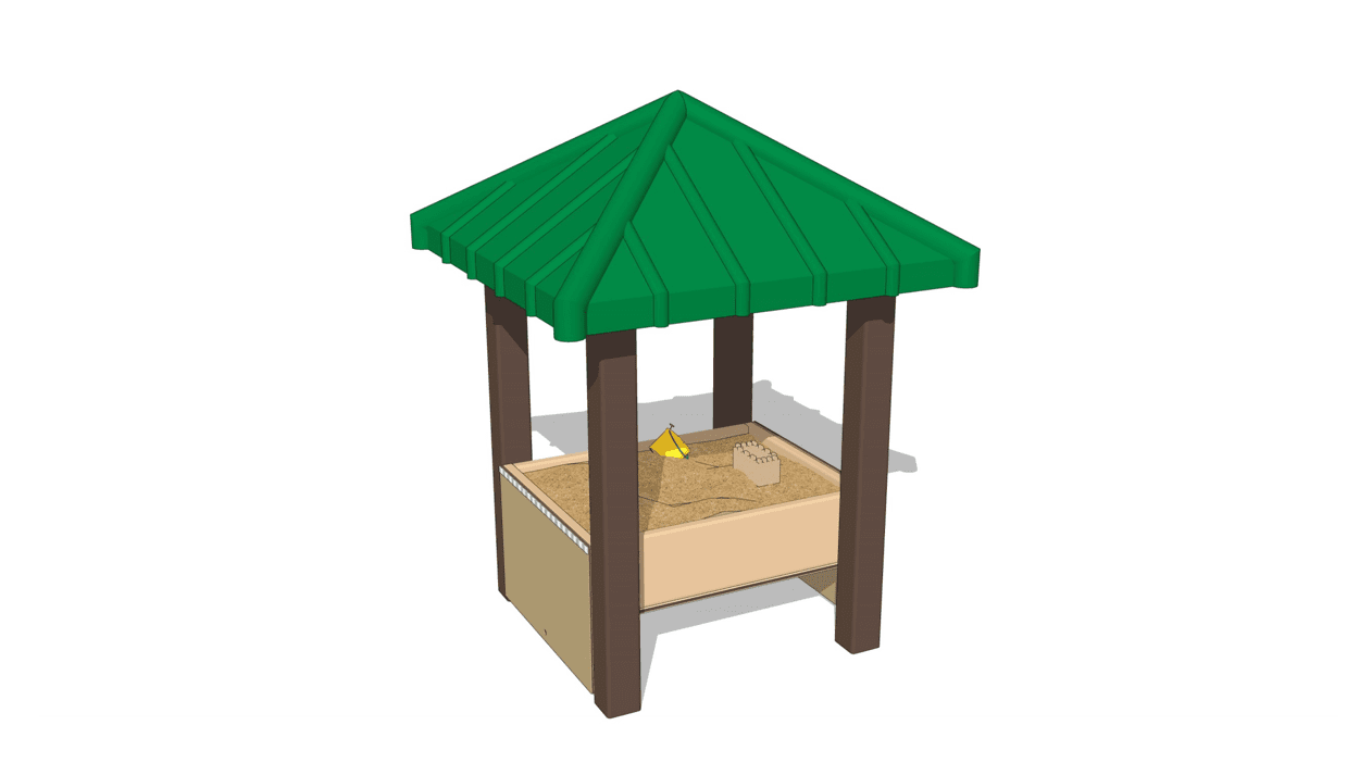 Sand Hut with Casa Grande Roof
