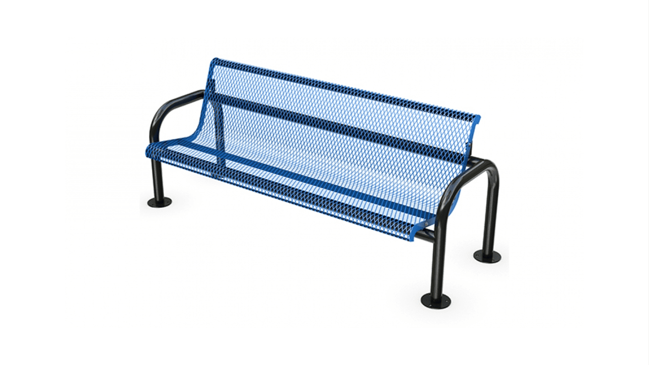 Modern Standard Bench with Back
