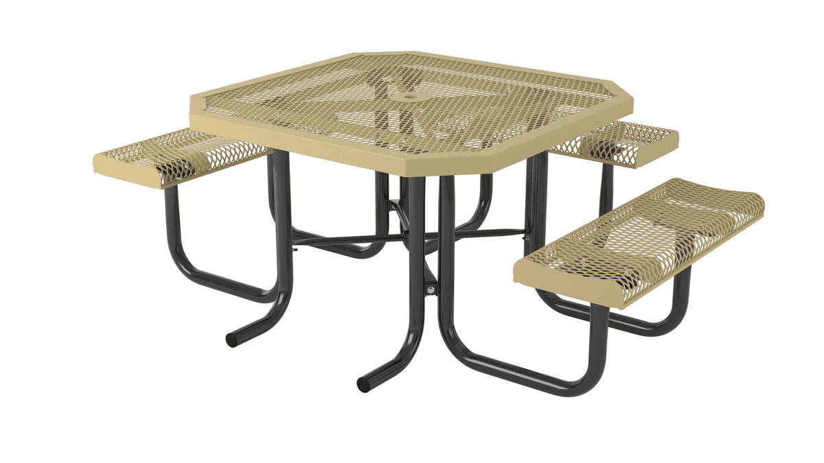 Rolled Octagon Portable Table T46OCTROLL - Image 2