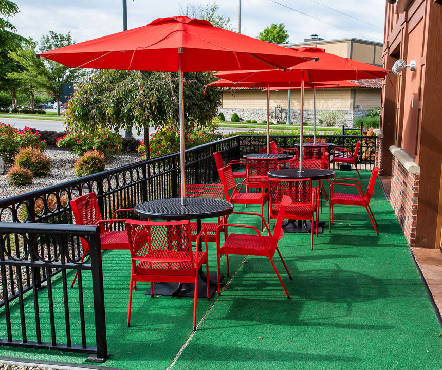 Round Portable Café Table - Image 4