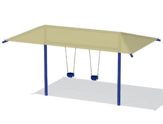 1-Bay Swing with Shade