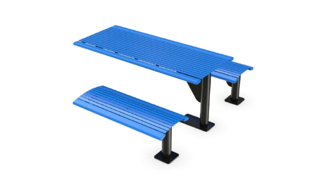 Arches Steel Cantilever Table