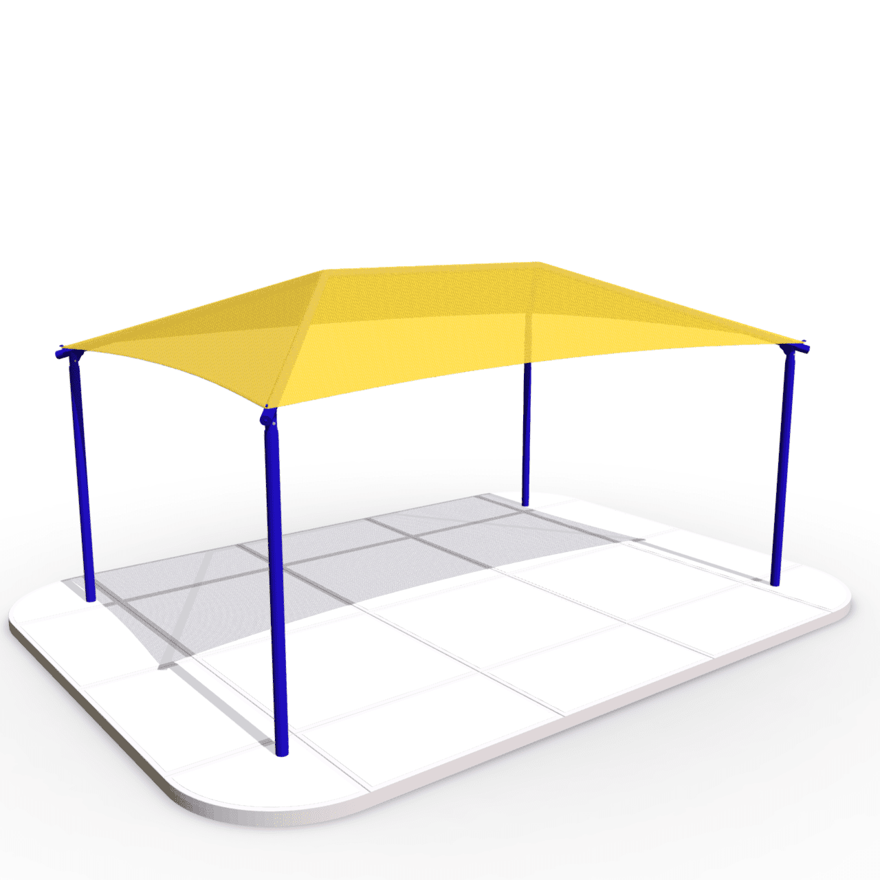 Rectangle Hip Shade 12' Eave Height