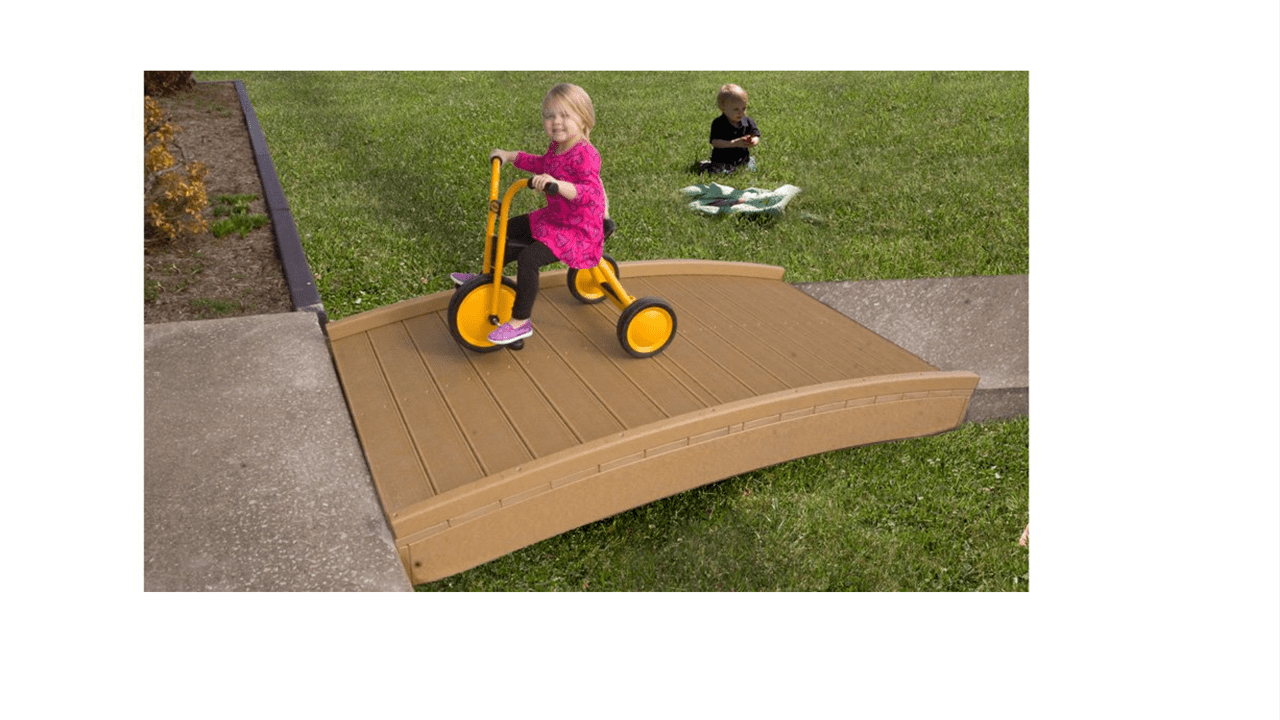 Arch Bridge with No Handrails