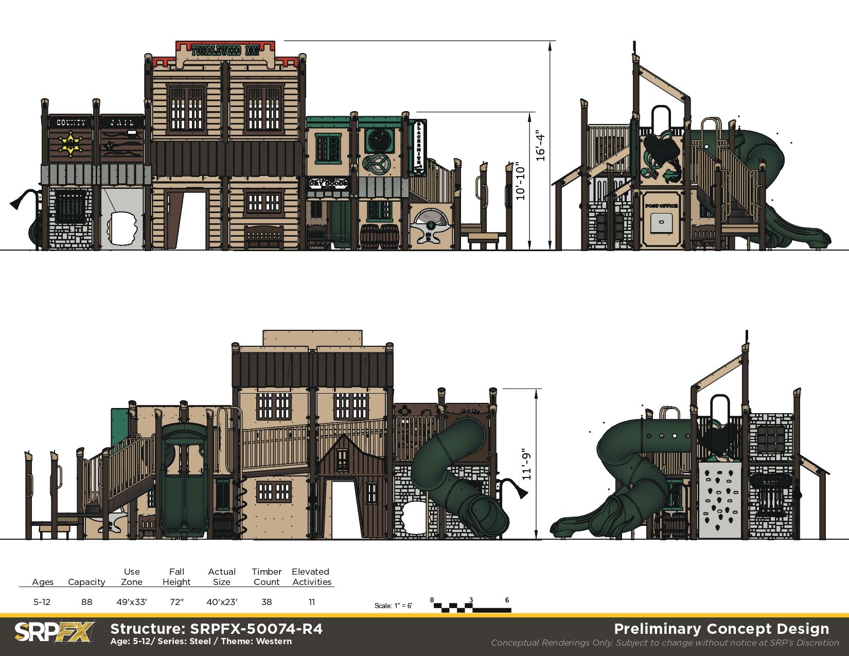 Western Town Playground FX5-WST-512-0074 - Image 6