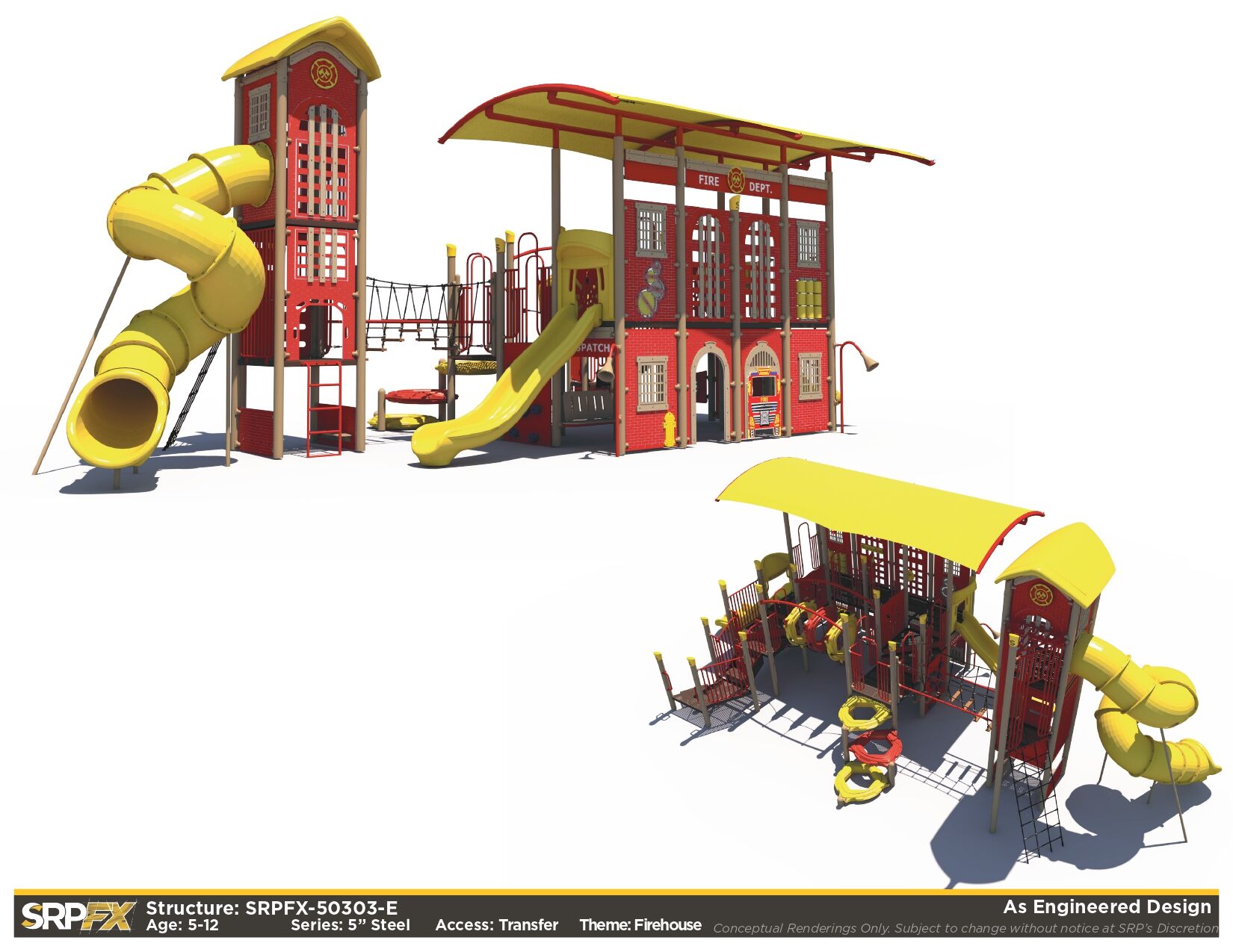 Firehouse with Tower FXT-EFR-512-0074 - Image 3