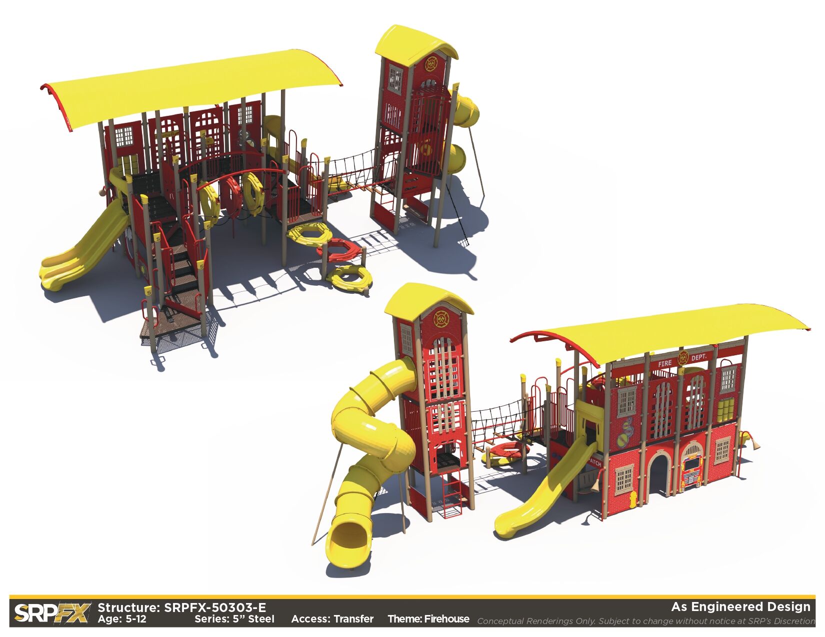 Firehouse with Tower FXT-EFR-512-0074 - Image 4