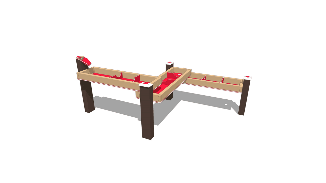 Triple Water Trough (Zigzag)